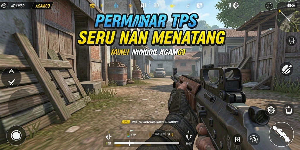 Screenshot gameplay TPS AGAM69 dengan aksi pertempuran yang intens.