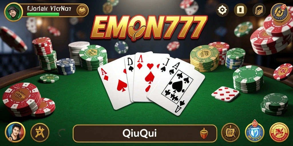 Screenshot gameplay QiuQiu EMON777 yang menarik.