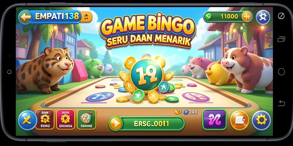 Tampilan gameplay Bingo yang mengasyikkan di EMPATI138.