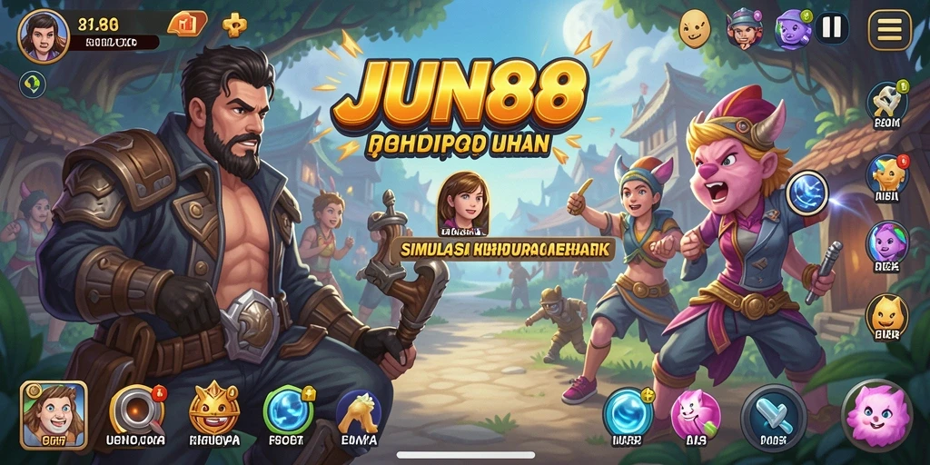 Tampilan gameplay <strong>JUN88</strong> yang memukau dan realistis.