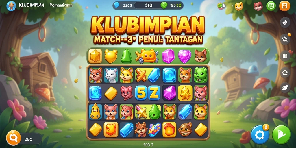 Tampilan gameplay KLUBIMPIAN yang menawan dan penuh tantangan.
