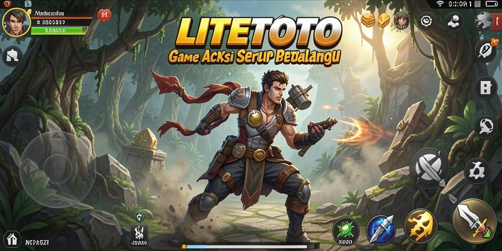Tangkapan layar gameplay LITETOTO menampilkan aksi seru dan mendebarkan.