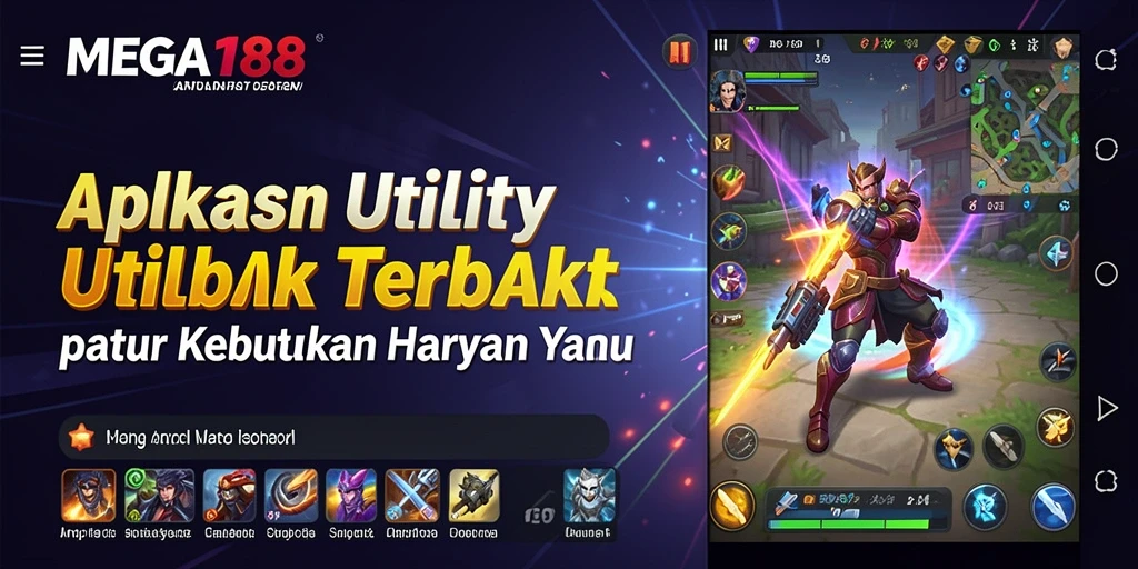 Tampilan aplikasi MEGA188 yang memudahkan penggunaan Utility.