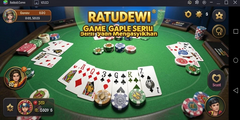 Tampilan gameplay seru dari RATUDEWI dengan teman-teman.