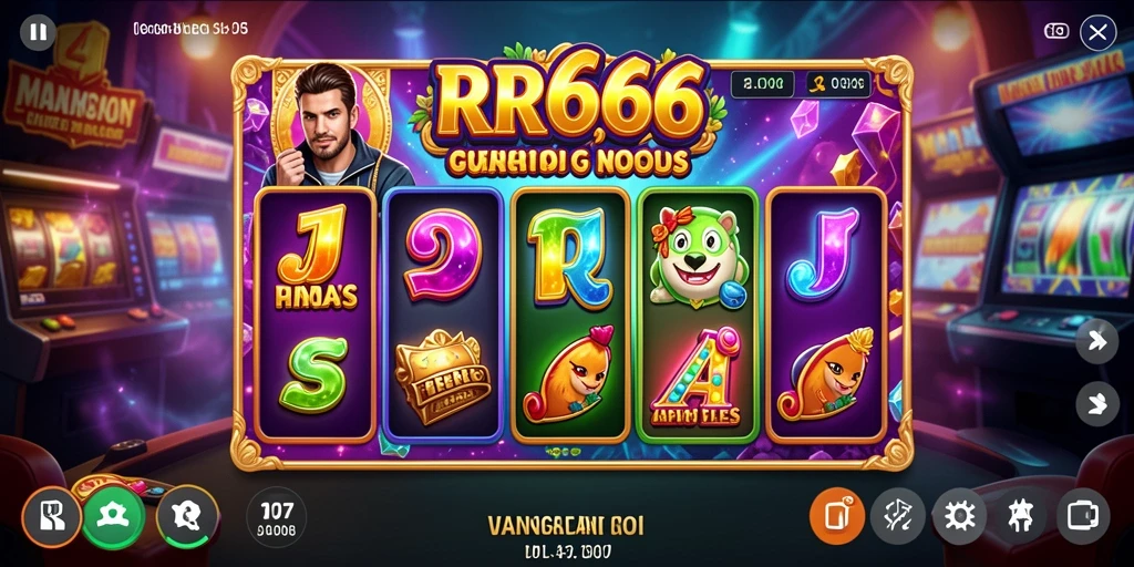 Tampilan gameplay seru dalam RR666 yang bikin ketagihan.