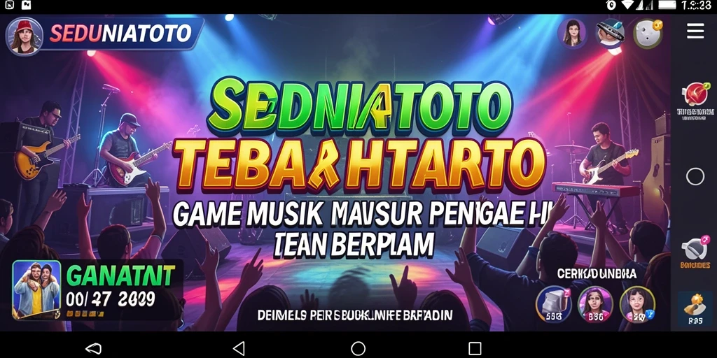 Gameplay menarik yang menyuguhkan pengalaman musik seru.